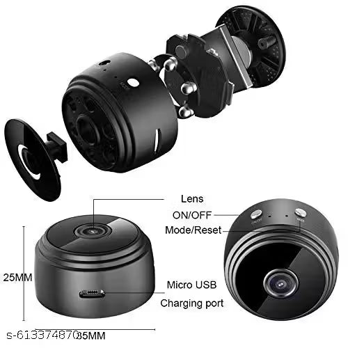 NEW MINI MANGNET HIDDEN SPY CAMERA ~ WITH 2 HOURS + BATTERY LIFE