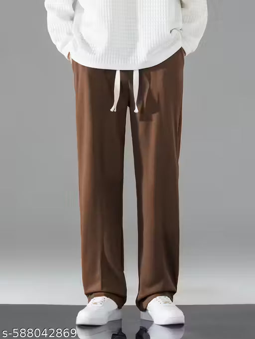 Men's Flared Track Pants / Loose Fit Track Pants For Men/Stylish