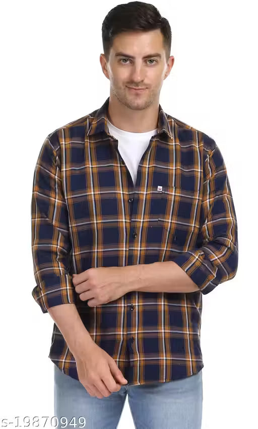 TRENDING MEN CHECK SHIRTS