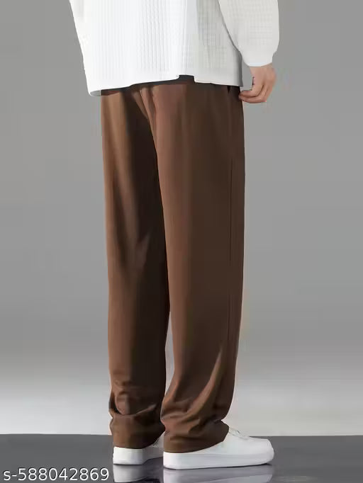 Men's Flared Track Pants / Loose Fit Track Pants For Men/Stylish