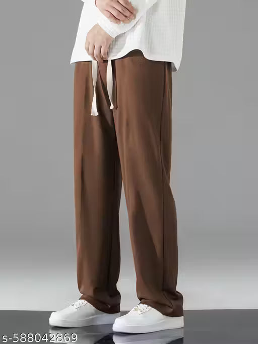 Men's Flared Track Pants / Loose Fit Track Pants For Men/Stylish