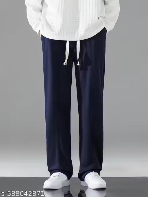 Men's Flared Track Pants / Loose Fit Track Pants For Men/Stylish