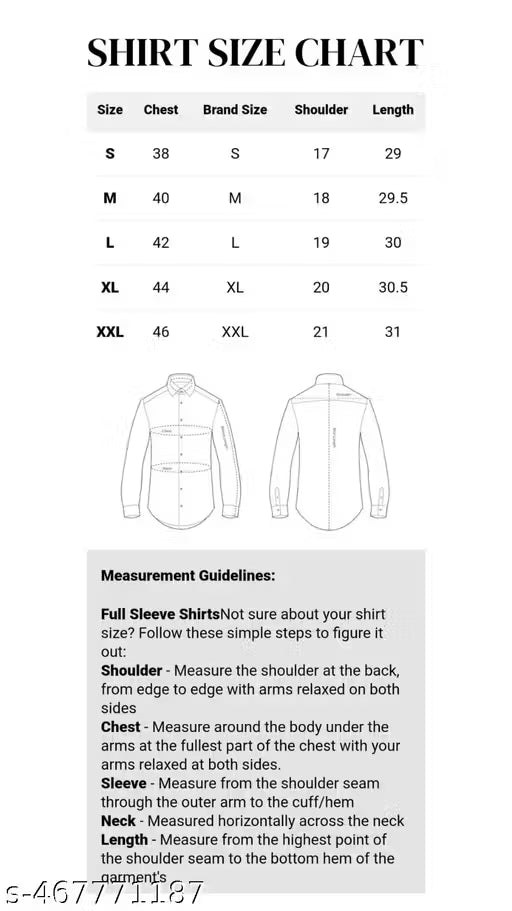 MEN'S COTTON CASUAL SHIRT