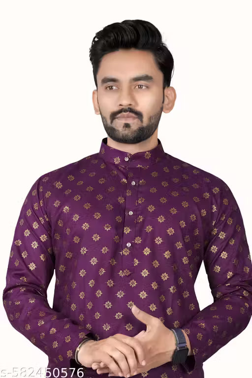 PREMIMUM TRENDING MEN'S TRADITIONAL KURTA