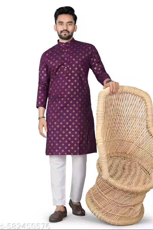 PREMIMUM TRENDING MEN'S TRADITIONAL KURTA