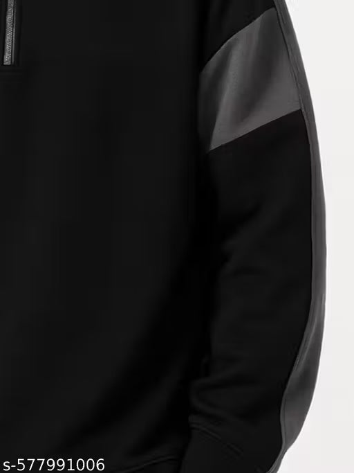 MEN'S HALF ZIPPER POLO SWEATSHIRTS