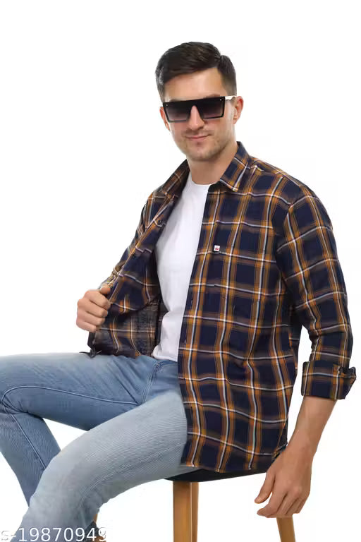 TRENDING MEN CHECK SHIRTS